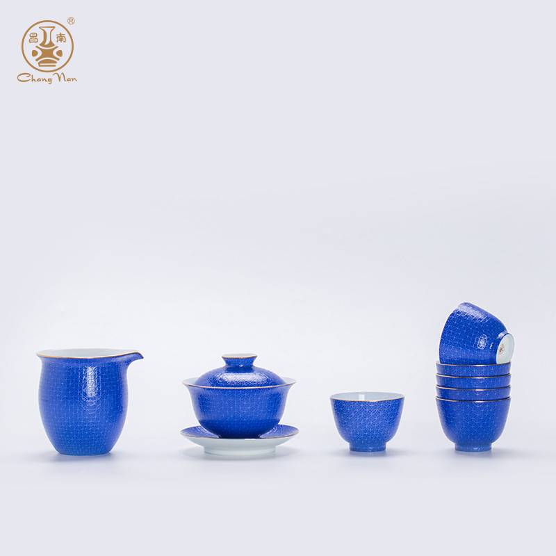 扒花銅錢(qián)紋套組（四色）